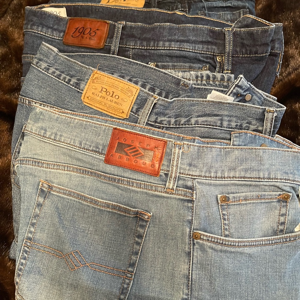 Polo by Ralph Lauren Dark and Light Blue Jeans